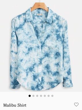 Faherty Malibu Tie-Dye Button-Down Shirt